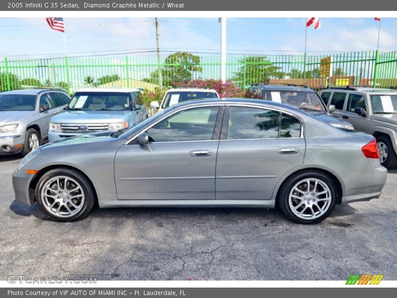 Diamond Graphite Metallic / Wheat 2005 Infiniti G 35 Sedan