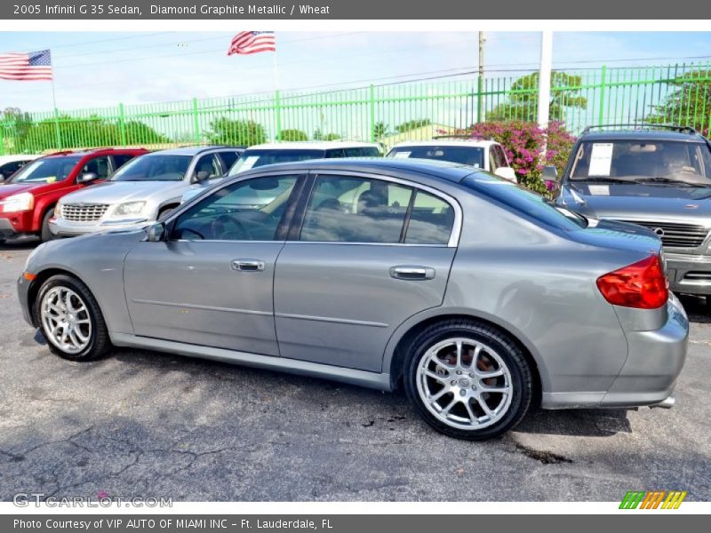 Diamond Graphite Metallic / Wheat 2005 Infiniti G 35 Sedan