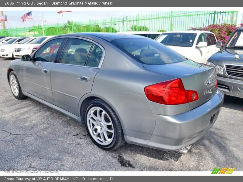Diamond Graphite Metallic / Wheat 2005 Infiniti G 35 Sedan