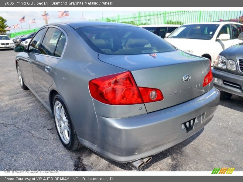 Diamond Graphite Metallic / Wheat 2005 Infiniti G 35 Sedan