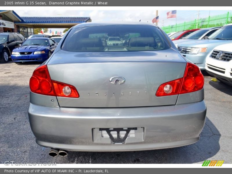 Diamond Graphite Metallic / Wheat 2005 Infiniti G 35 Sedan