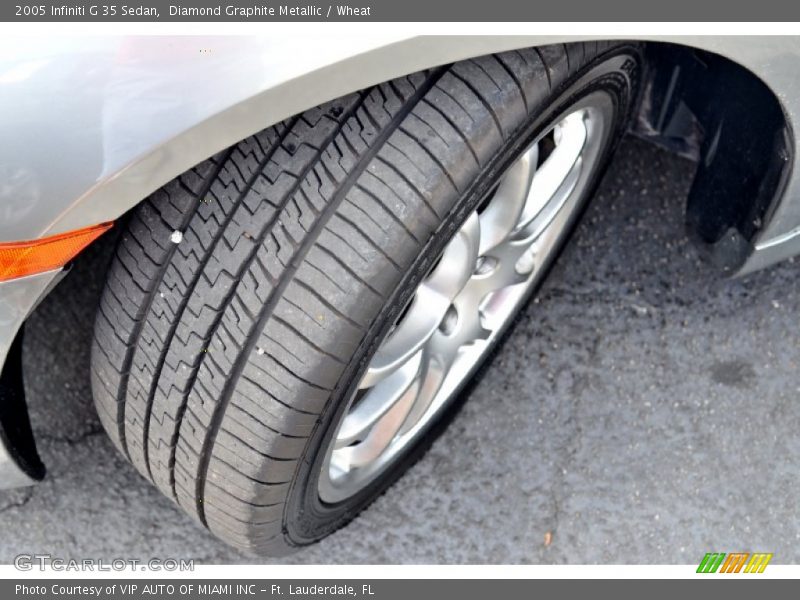 Diamond Graphite Metallic / Wheat 2005 Infiniti G 35 Sedan