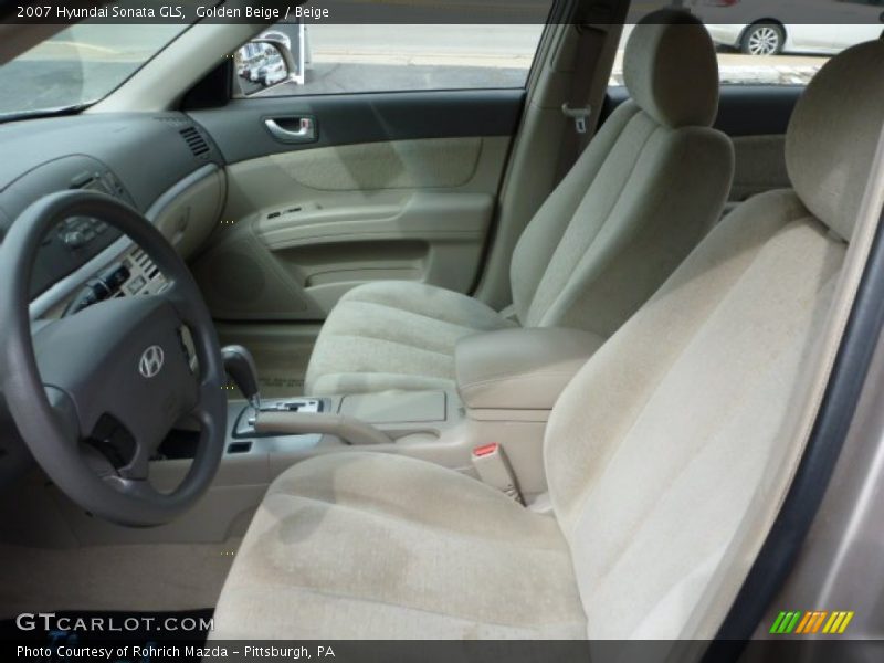 Golden Beige / Beige 2007 Hyundai Sonata GLS