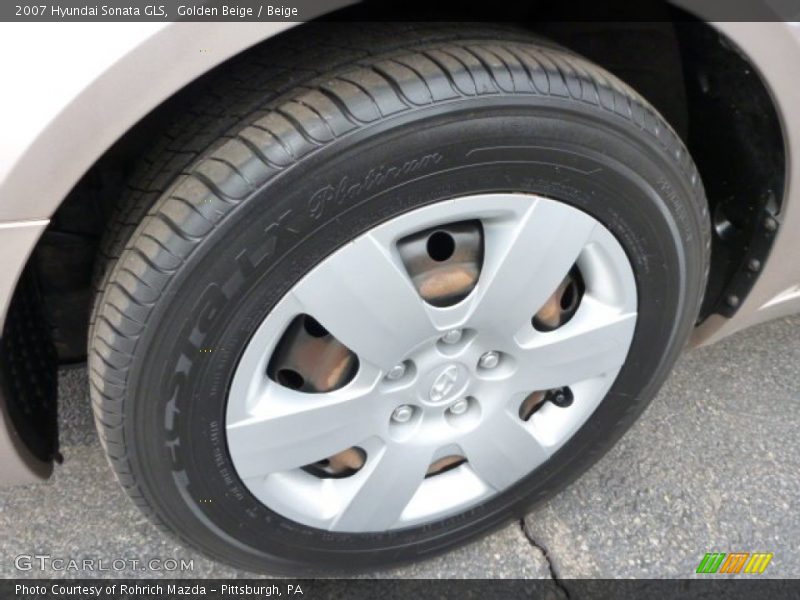 Golden Beige / Beige 2007 Hyundai Sonata GLS