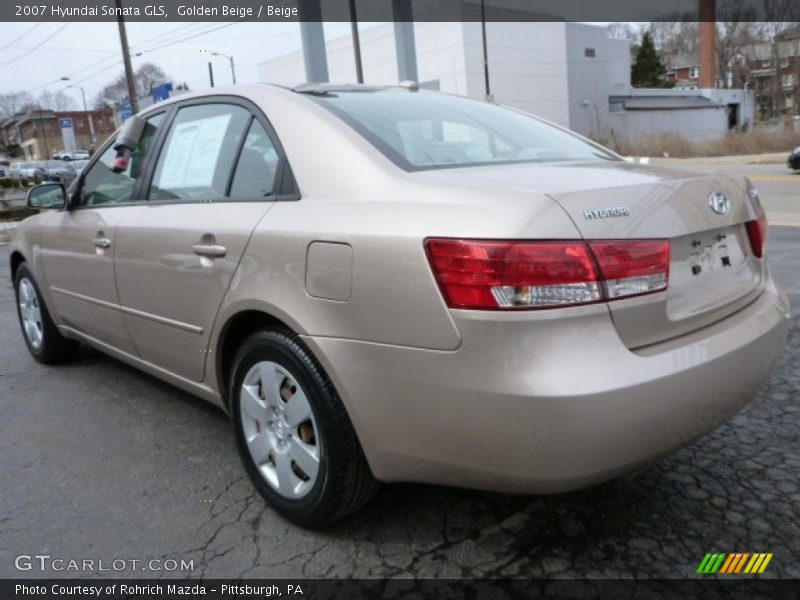 Golden Beige / Beige 2007 Hyundai Sonata GLS