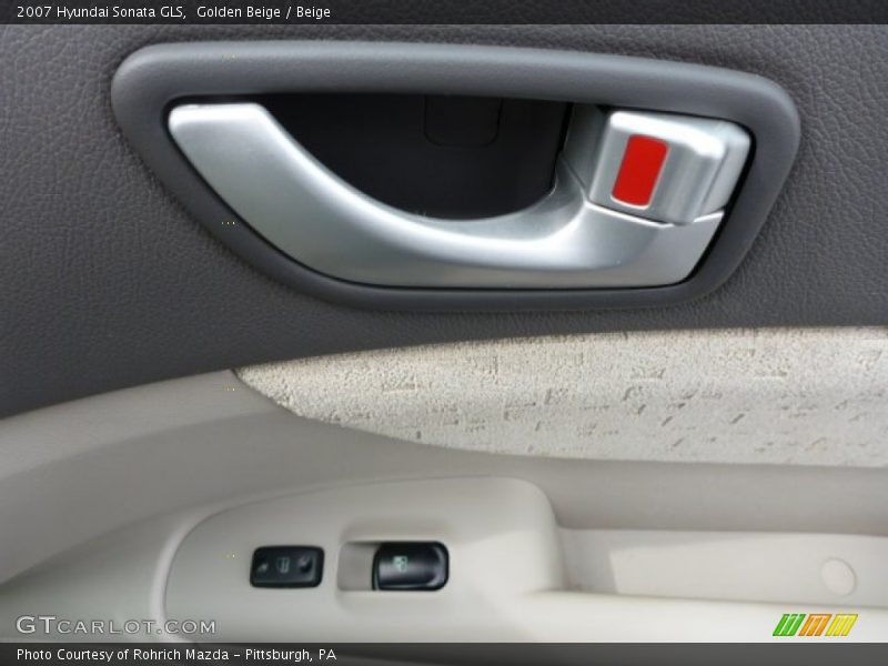 Golden Beige / Beige 2007 Hyundai Sonata GLS