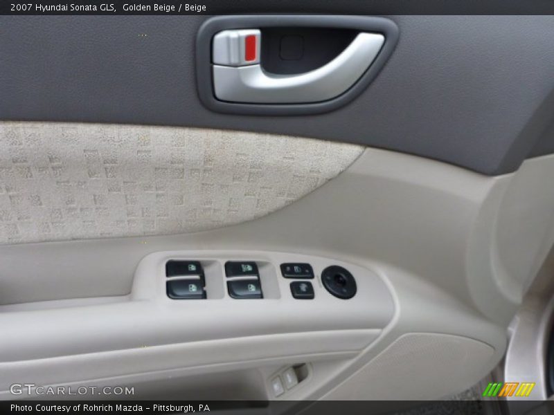 Golden Beige / Beige 2007 Hyundai Sonata GLS