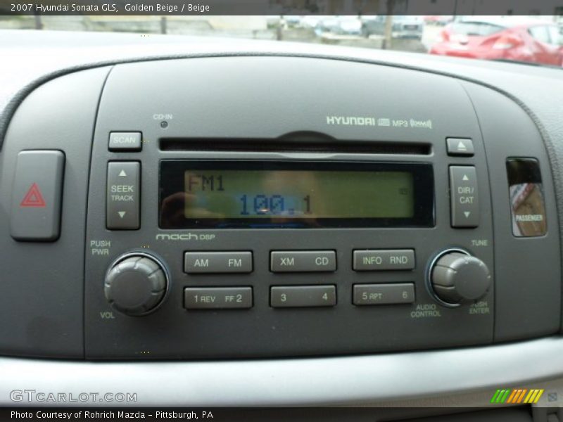 Golden Beige / Beige 2007 Hyundai Sonata GLS