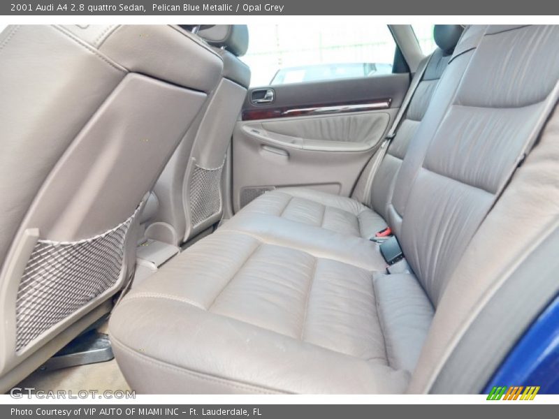 Pelican Blue Metallic / Opal Grey 2001 Audi A4 2.8 quattro Sedan