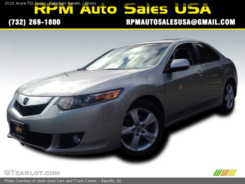 Palladium Metallic / Ebony 2010 Acura TSX Sedan