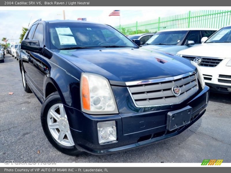Black Raven / Light Neutral 2004 Cadillac SRX V6