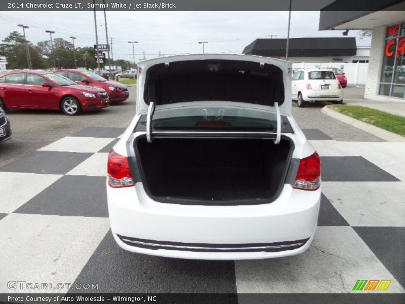 Summit White / Jet Black/Brick 2014 Chevrolet Cruze LT