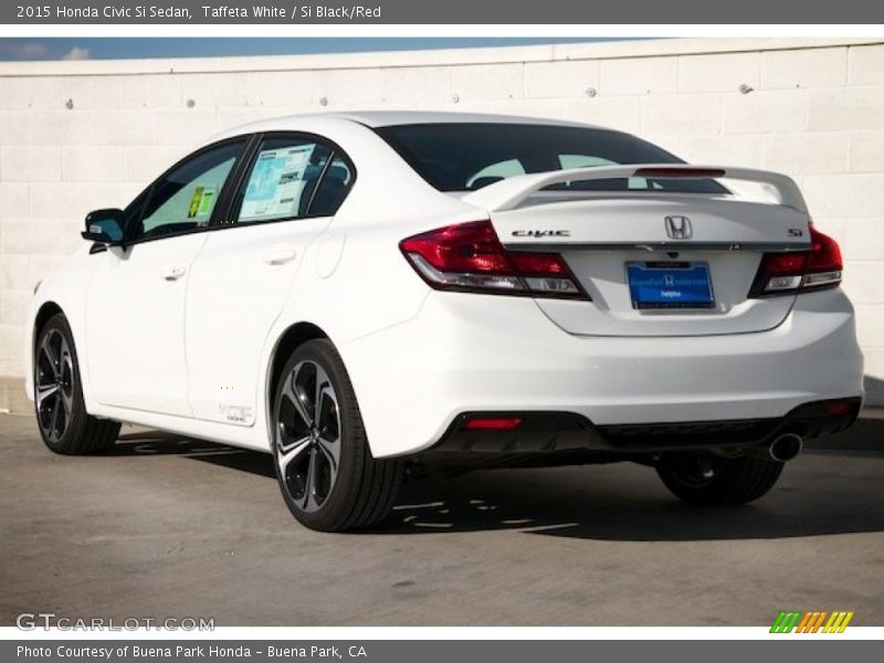 Taffeta White / Si Black/Red 2015 Honda Civic Si Sedan