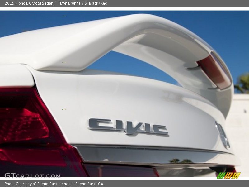 Taffeta White / Si Black/Red 2015 Honda Civic Si Sedan