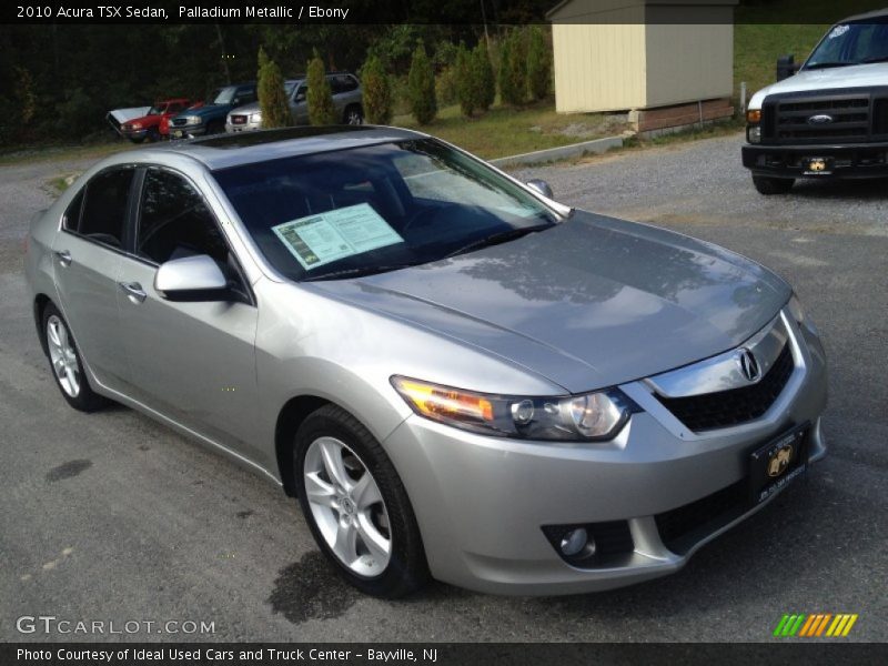 Palladium Metallic / Ebony 2010 Acura TSX Sedan