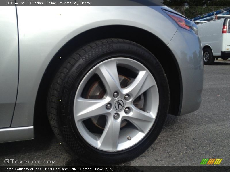 Palladium Metallic / Ebony 2010 Acura TSX Sedan