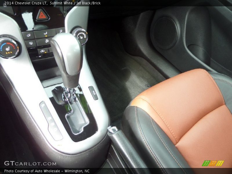 Summit White / Jet Black/Brick 2014 Chevrolet Cruze LT
