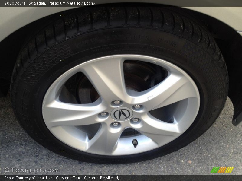 Palladium Metallic / Ebony 2010 Acura TSX Sedan