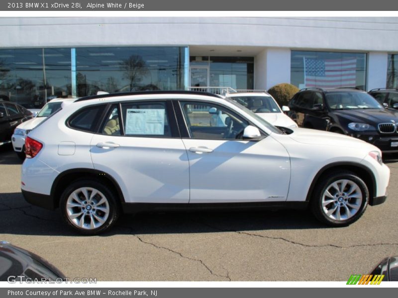 Alpine White / Beige 2013 BMW X1 xDrive 28i