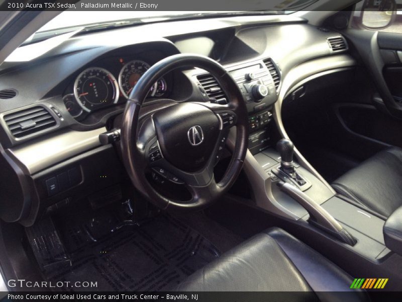 Palladium Metallic / Ebony 2010 Acura TSX Sedan