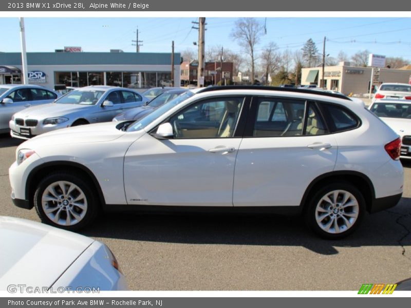 Alpine White / Beige 2013 BMW X1 xDrive 28i