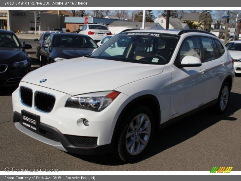 Alpine White / Beige 2013 BMW X1 xDrive 28i