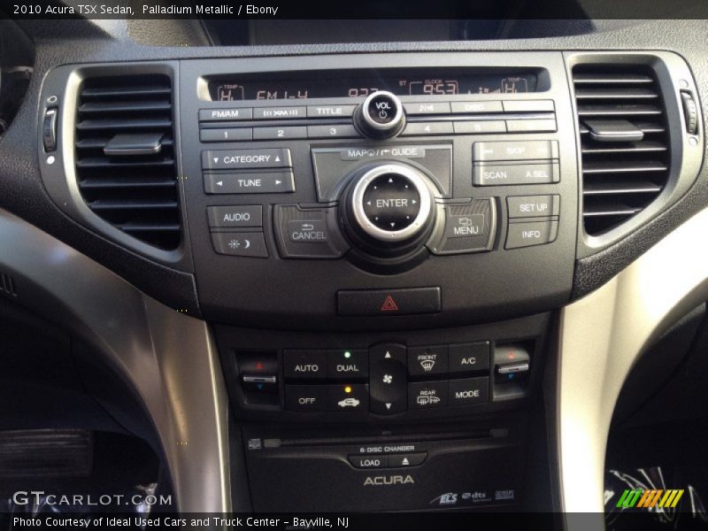 Palladium Metallic / Ebony 2010 Acura TSX Sedan