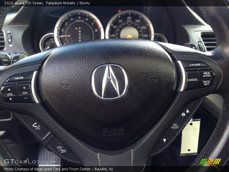Palladium Metallic / Ebony 2010 Acura TSX Sedan