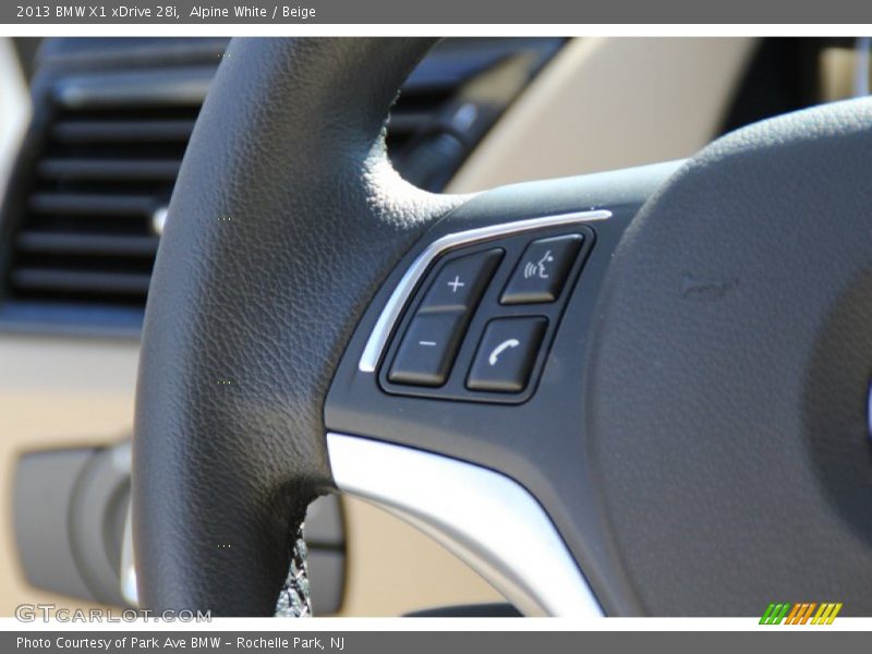 Alpine White / Beige 2013 BMW X1 xDrive 28i