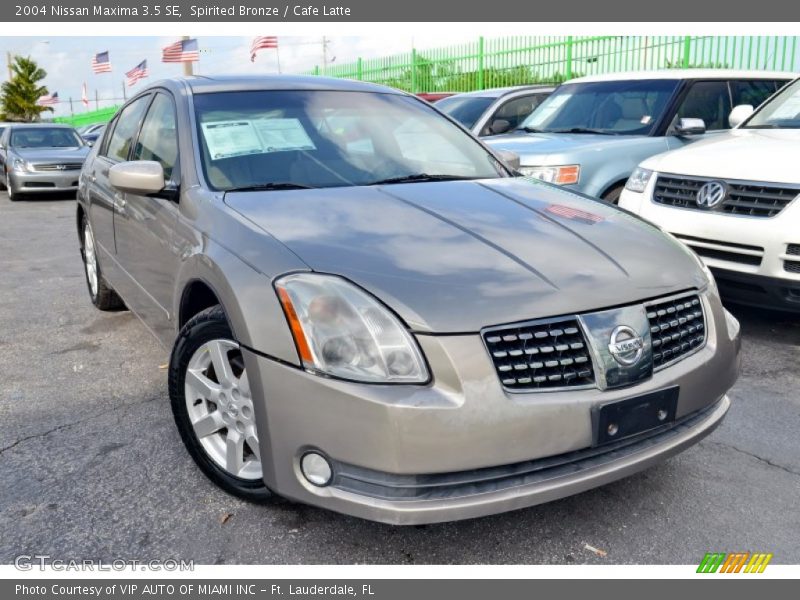 Spirited Bronze / Cafe Latte 2004 Nissan Maxima 3.5 SE