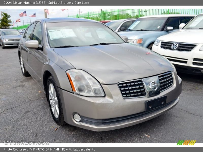 Spirited Bronze / Cafe Latte 2004 Nissan Maxima 3.5 SE