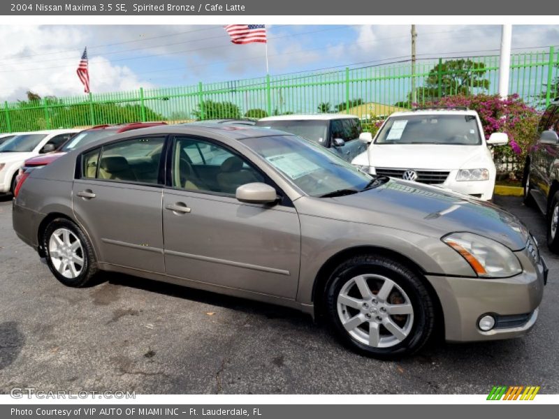 Spirited Bronze / Cafe Latte 2004 Nissan Maxima 3.5 SE