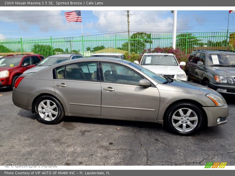 Spirited Bronze / Cafe Latte 2004 Nissan Maxima 3.5 SE