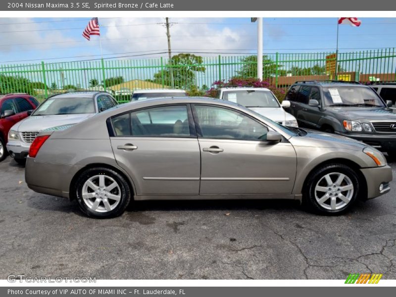 Spirited Bronze / Cafe Latte 2004 Nissan Maxima 3.5 SE