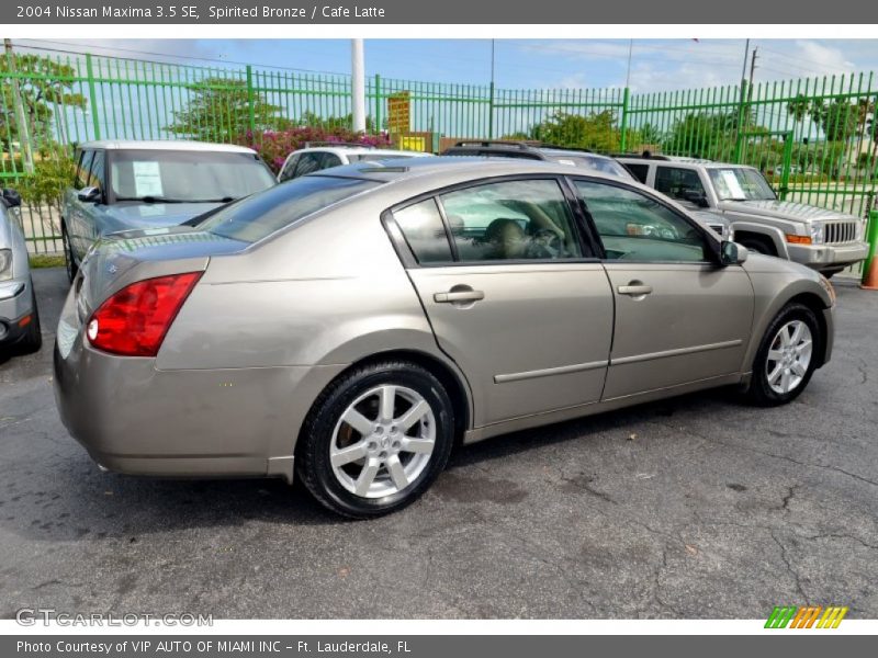Spirited Bronze / Cafe Latte 2004 Nissan Maxima 3.5 SE