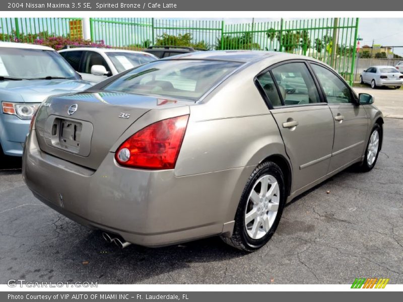 Spirited Bronze / Cafe Latte 2004 Nissan Maxima 3.5 SE