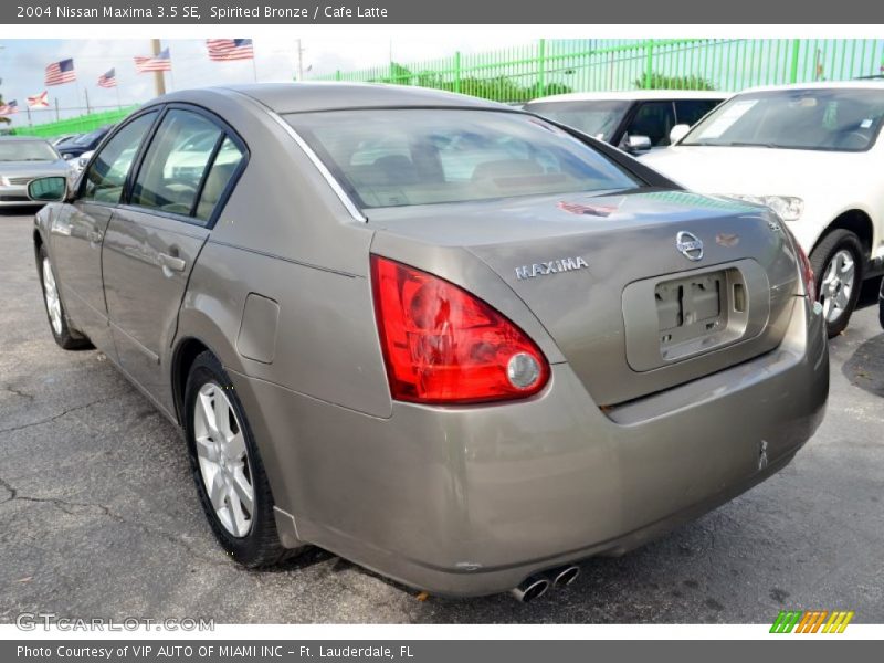 Spirited Bronze / Cafe Latte 2004 Nissan Maxima 3.5 SE