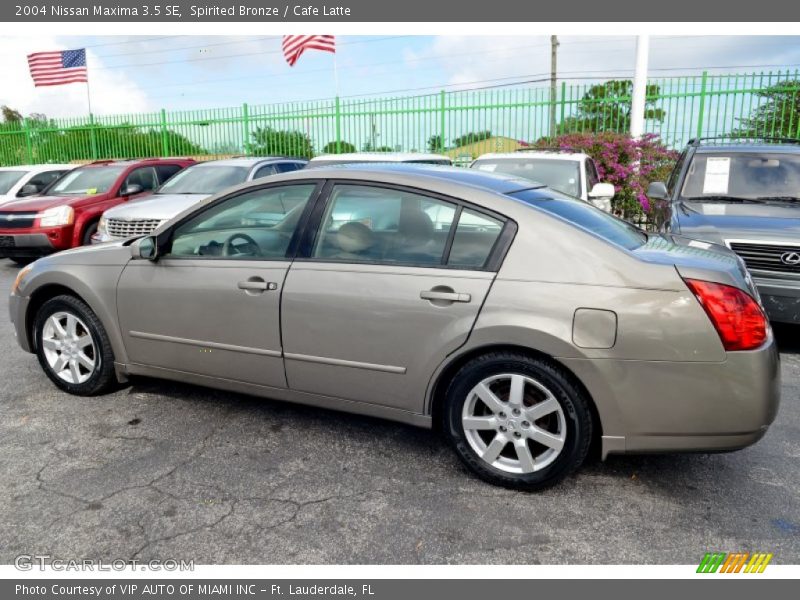 Spirited Bronze / Cafe Latte 2004 Nissan Maxima 3.5 SE