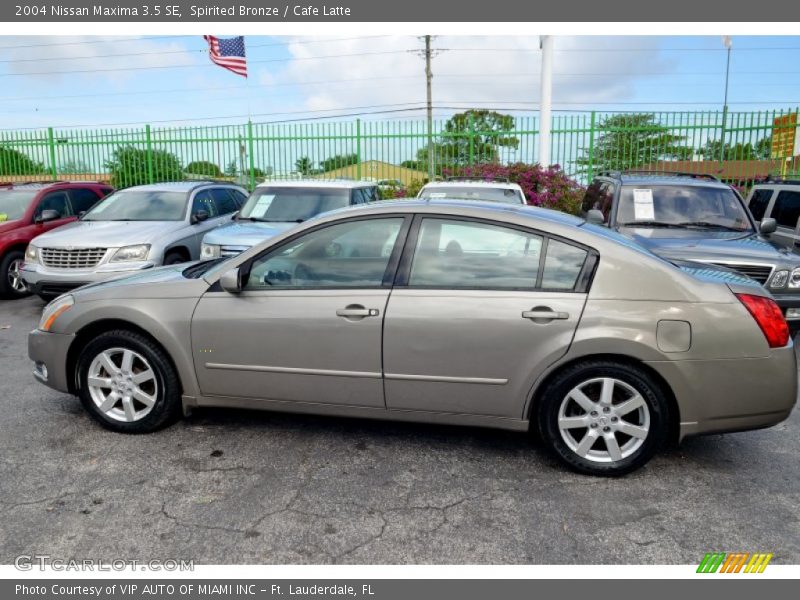 Spirited Bronze / Cafe Latte 2004 Nissan Maxima 3.5 SE