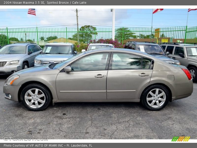 Spirited Bronze / Cafe Latte 2004 Nissan Maxima 3.5 SE
