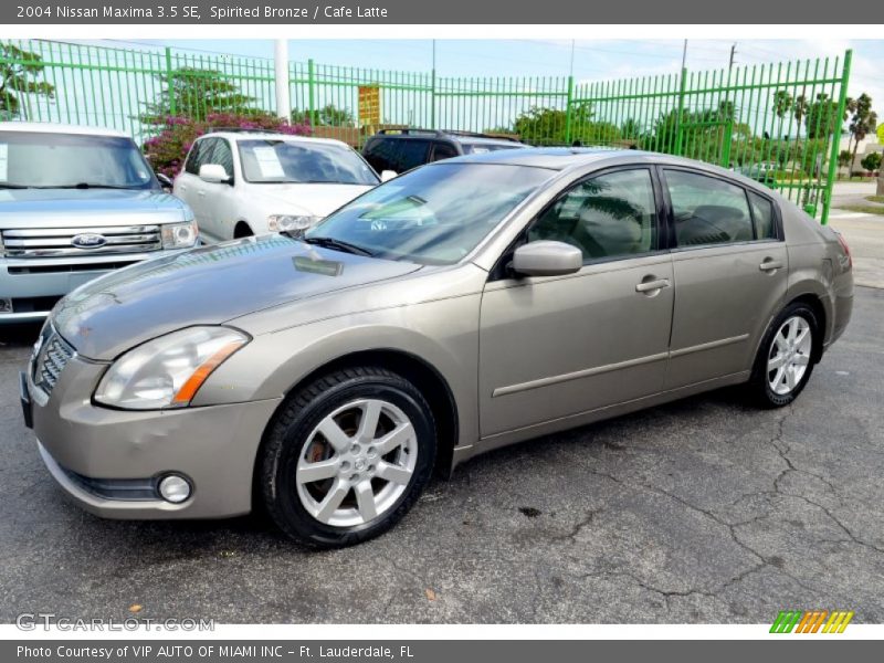 Spirited Bronze / Cafe Latte 2004 Nissan Maxima 3.5 SE