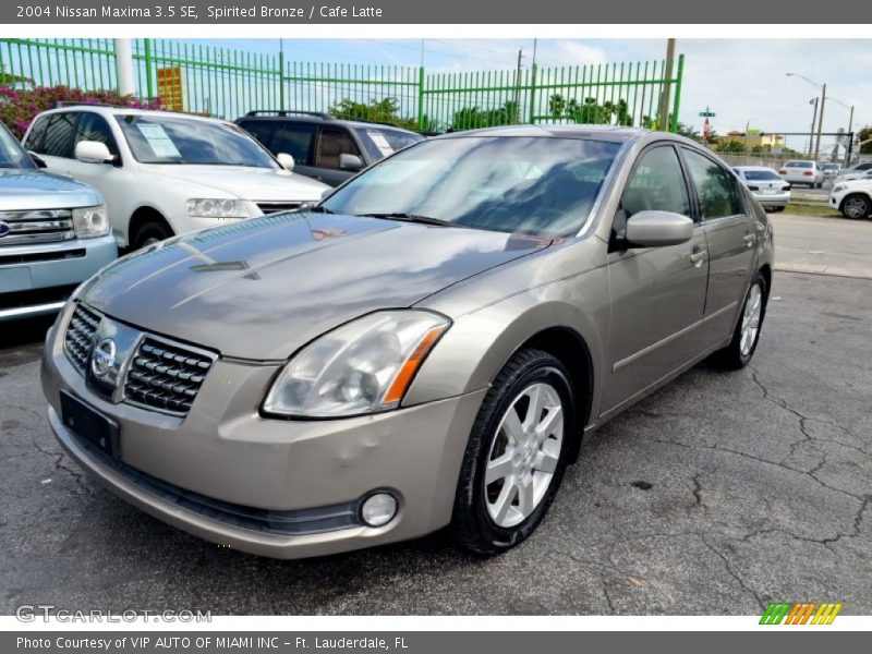 Spirited Bronze / Cafe Latte 2004 Nissan Maxima 3.5 SE