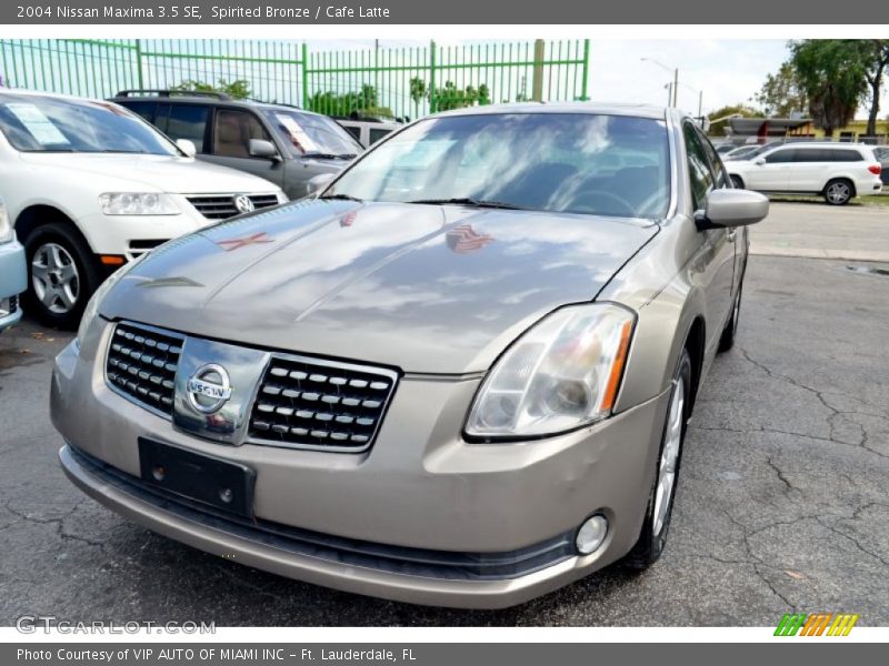 Spirited Bronze / Cafe Latte 2004 Nissan Maxima 3.5 SE