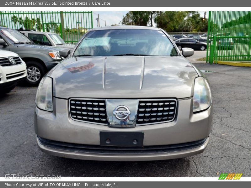 Spirited Bronze / Cafe Latte 2004 Nissan Maxima 3.5 SE