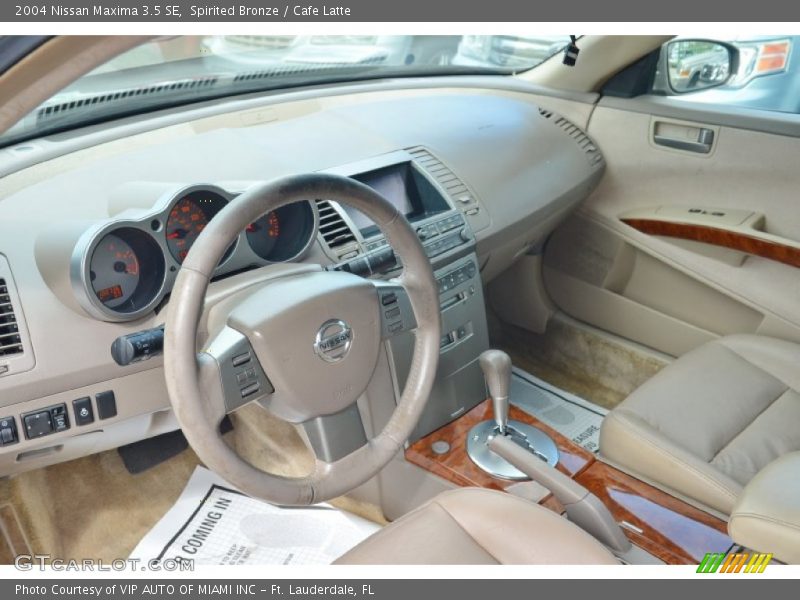 Spirited Bronze / Cafe Latte 2004 Nissan Maxima 3.5 SE