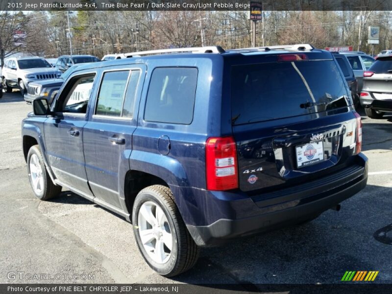 True Blue Pearl / Dark Slate Gray/Light Pebble Beige 2015 Jeep Patriot Latitude 4x4