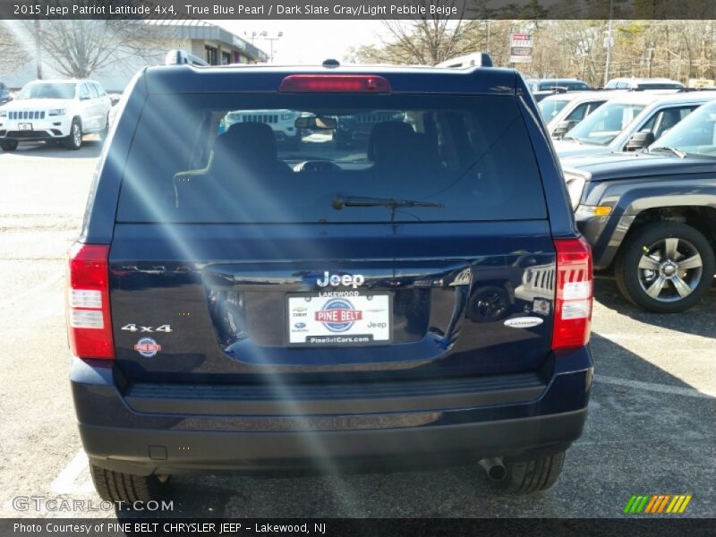 True Blue Pearl / Dark Slate Gray/Light Pebble Beige 2015 Jeep Patriot Latitude 4x4