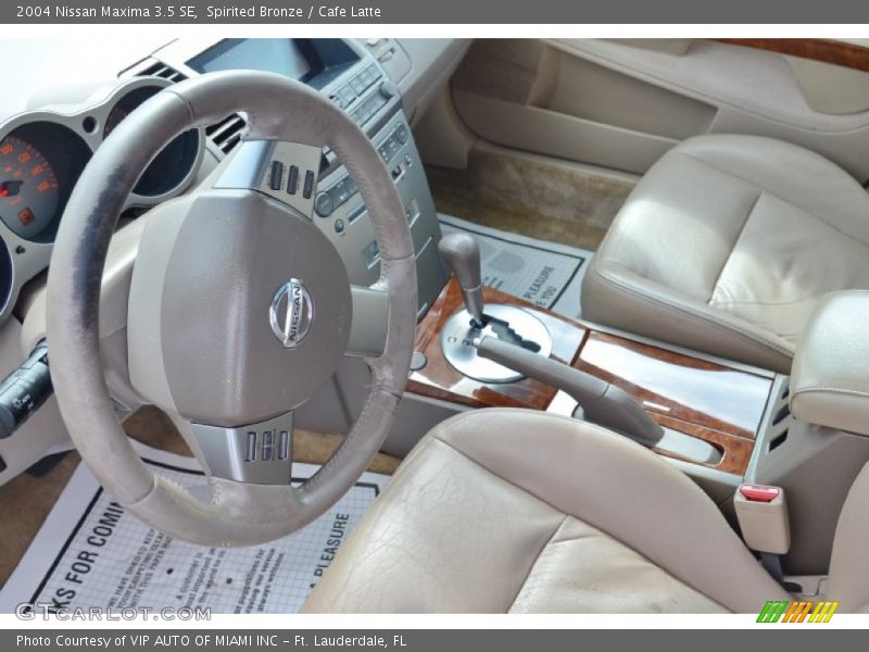 Spirited Bronze / Cafe Latte 2004 Nissan Maxima 3.5 SE