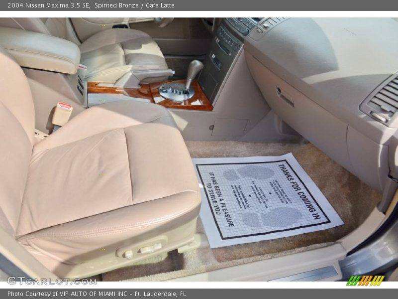Spirited Bronze / Cafe Latte 2004 Nissan Maxima 3.5 SE