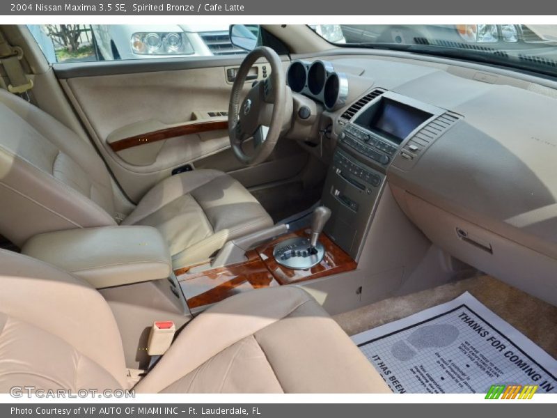 Spirited Bronze / Cafe Latte 2004 Nissan Maxima 3.5 SE